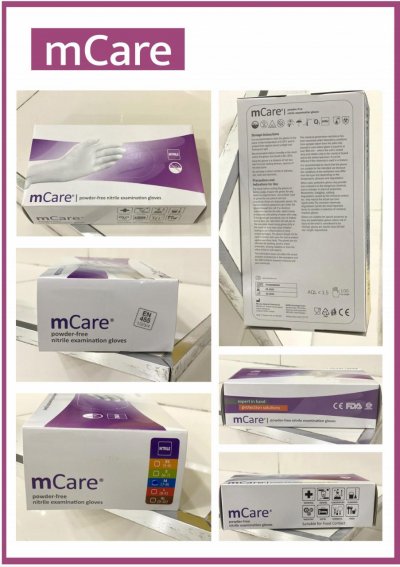 MCare Nitrile Examination Gloves